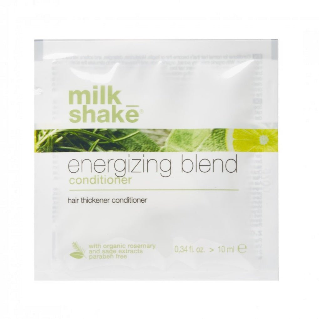 Milk Shake, Energizing Blend, Senza parabeni, Balsamo per capelli, Ispessimento, 10 ml - Cosmova