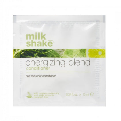 Milk Shake, Energizing Blend, Senza parabeni, Balsamo per capelli, Ispessimento, 10 ml