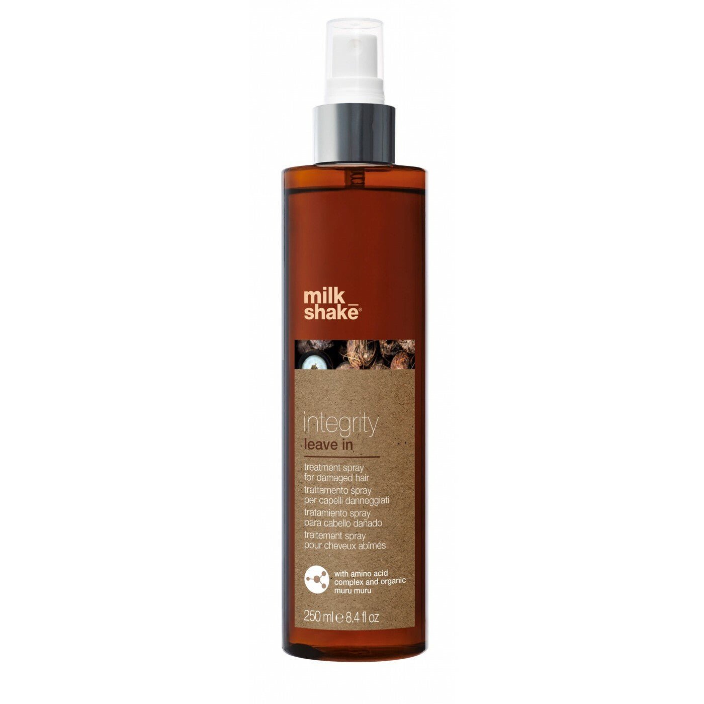 Milk Shake, Integrity Reconstruction System Leave-in, Acido ialuronico, Trattamento spray per capelli, Per rafforzare, 250 ml - Cosmova