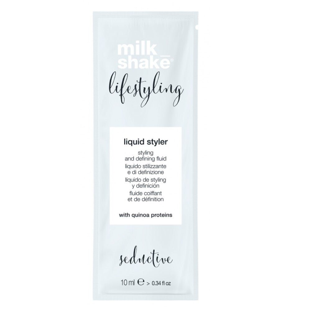 Milk Shake, Lifestyling Liquid Styler, Filtro UV, Lozione per styling capelli, 10 ml - Cosmova