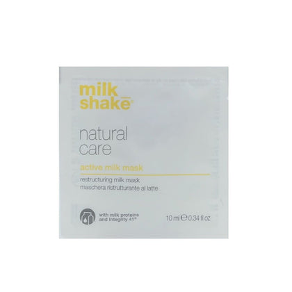 Milk Shake, Natural Care Active Milk, Maschera crema trattamento capelli, Pour la protection de la couleur, 10 ml