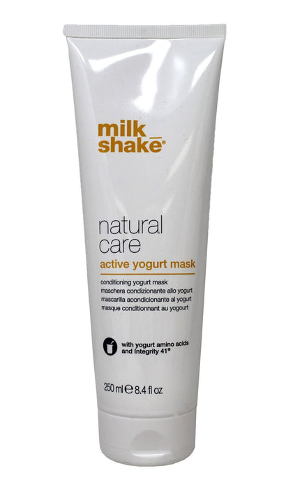 Milk Shake, Yaourt actif Natural Care, Maschera crema trattamento capelli, Pour la protection de la couleur, 250 ml