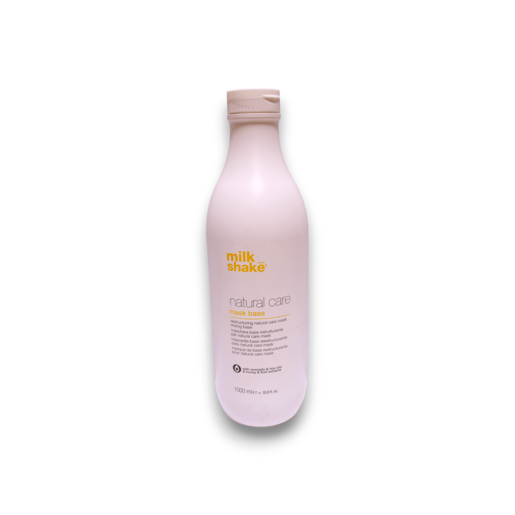 Milk Shake, Natural Care Mask Base, Senza parabeni, Maschera crema trattamento capelli, 1000 ml - Cosmova