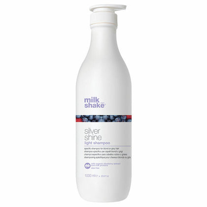Milk Shake, Silver Shine Light, Senza solfati, Shampooing per capelli, Pour la neutralisation des toni gialli, 1000 ml