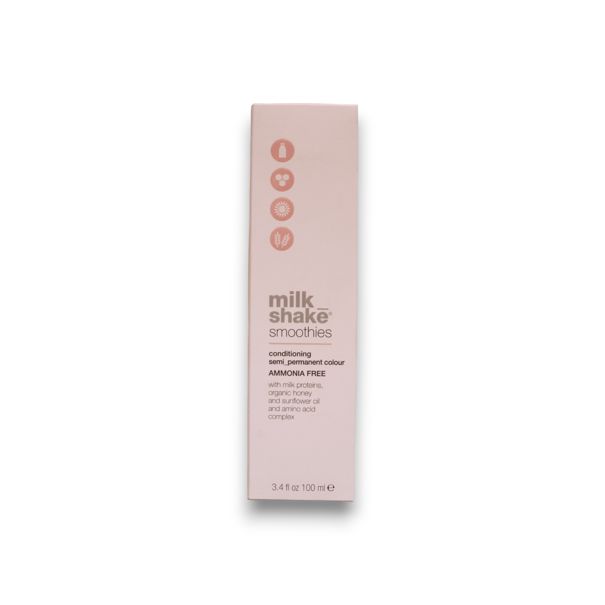 Milk Shake, Smoothies, Senza ammoniaca, Tintura per capelli semi-permanente, 5.65R , 100 ml - Cosmova