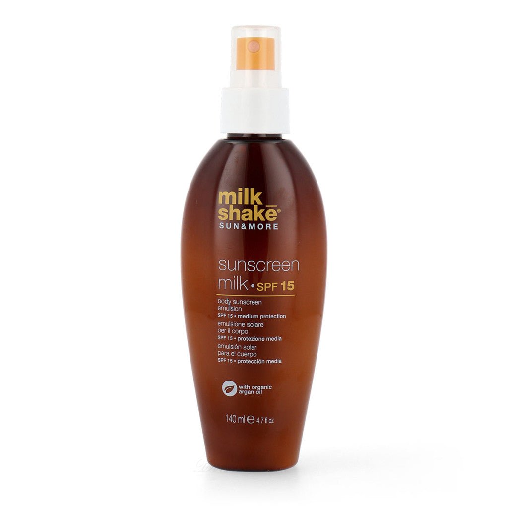 Milk Shake, Sun & More, Protezione solare, Giorno, Latte per il corpo, SPF 15, 140 ml - Cosmova