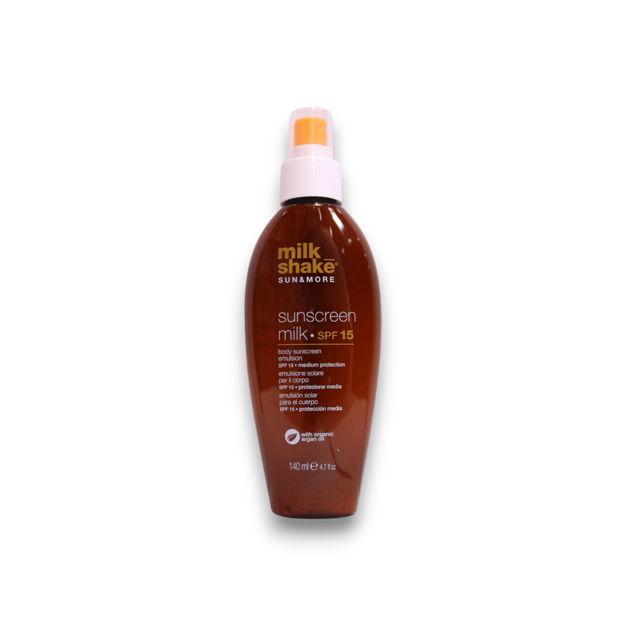 Milk Shake, Sun & More, Protezione solare, Giorno, Latte per il corpo, SPF 15, 140 ml - Cosmova