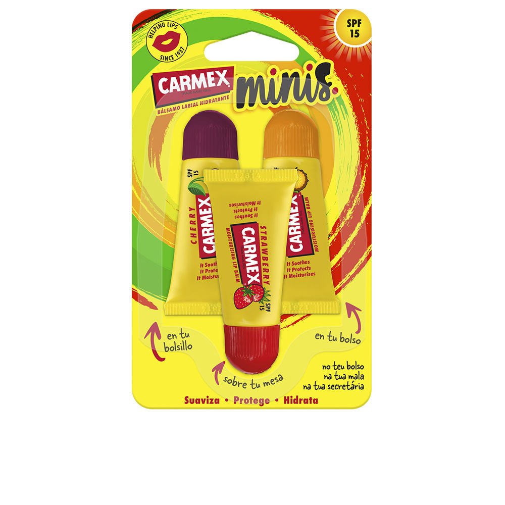 MINIS MOISTURIZING LIP BALM SPF15 TRIPLO 3 u - Cosmova