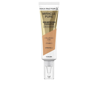 Fond de teint MIRACLE PURE SPF30 #75-doré