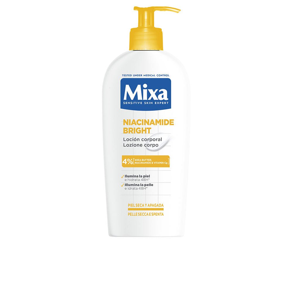 MIXA NIACINAMIDE BRIGHT loción corporal piel seca y apagada 250 ml-0