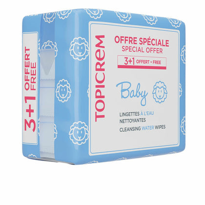 Lingettes Humides Topicrem BÉBÉ (pack de 4) (60 Unités)