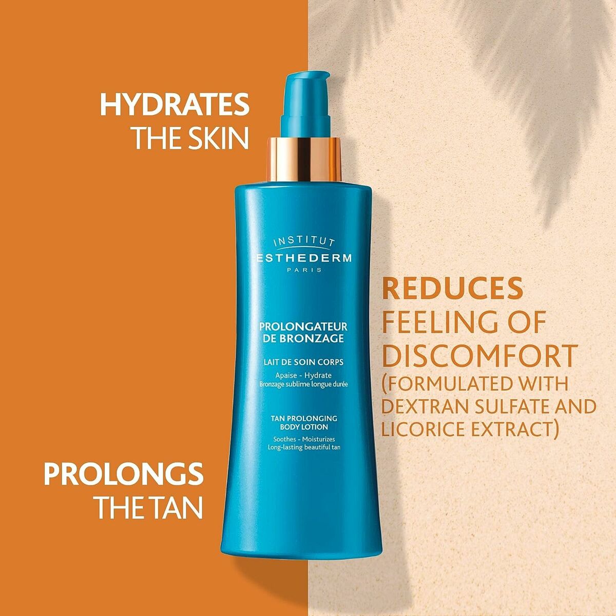 מאָיסטורינג גוף מילך אינסטיטוט Esthederm PROLONGATEUR DE BRONZAGE 200 מל פאַרלענגערן דיין טאַן-2