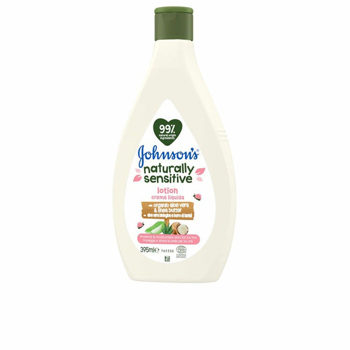 Lait hydratant pour le corps infantile Johnson's BABY BIO NATURALLY SENSITIVE 395 ml-0