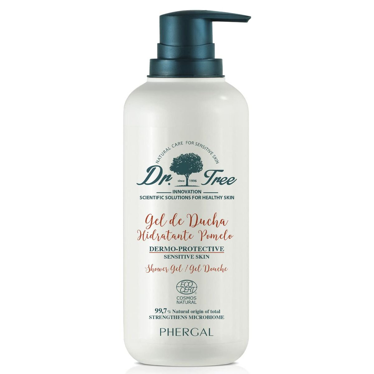 Moisturising Shower Gel Dr. Tree Sensitive skin Grapefruit 500 ml - Cosmova