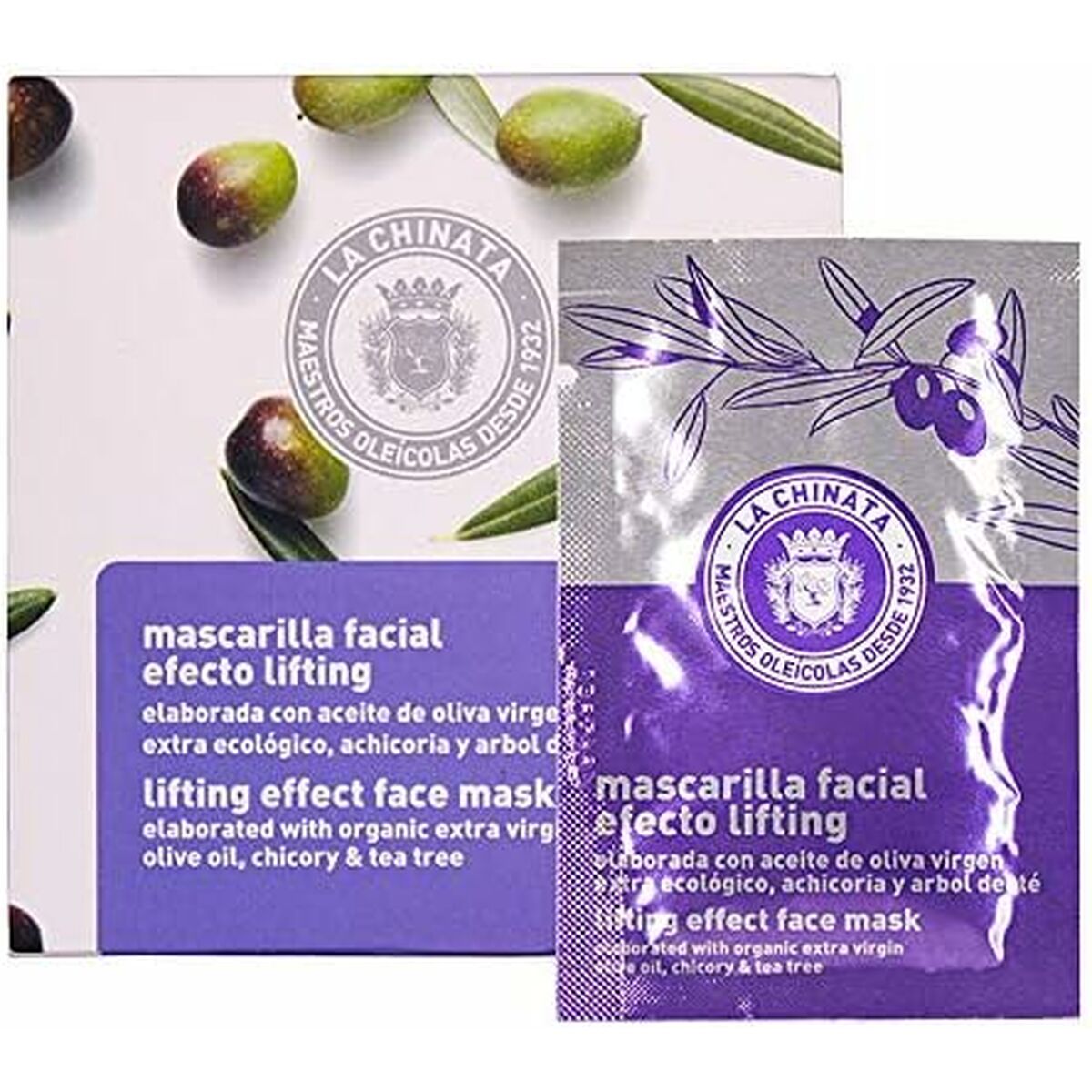 Moisturizing Facial Mask La Chinata Lifting Effect 40 ml - Cosmova