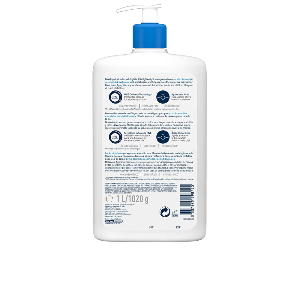 LOTION HYDRATANTE peaux sèches à très sèches 1000 ml-0