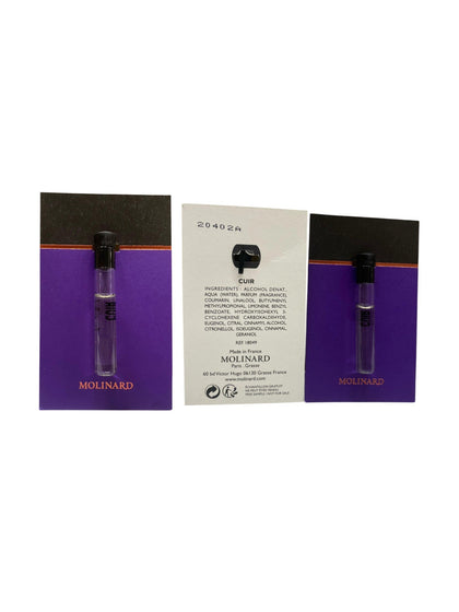 Molinard, Les Elements Collection - Cuir, Eau de Parfum, Per le donne, 1 ml Fiala