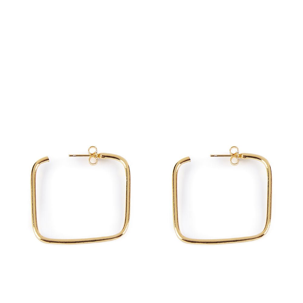 MOORE SQUARES earrings shiny gold 1 u - Cosmova
