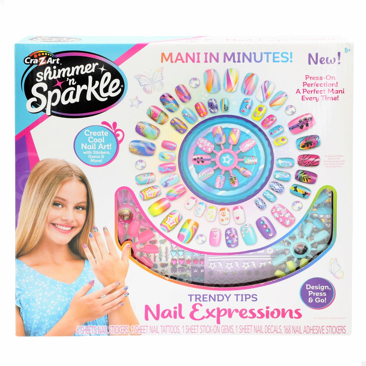 Nail Design Kit Cra-Z-Art (4 Units) - Cosmova