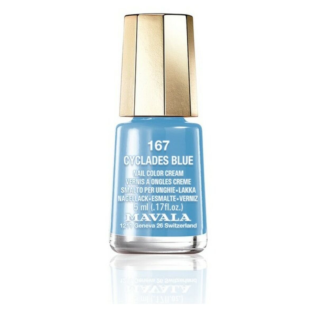 Nagellack Mavala Nail Color Cream 167-cyclades blue (5 ml)-0