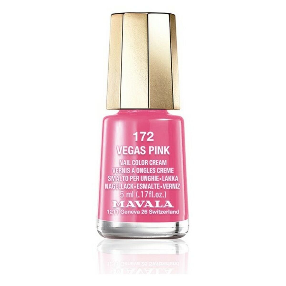 Nagellack Nail Color Cream Mavala 172-vegas pink (5 ml)-0