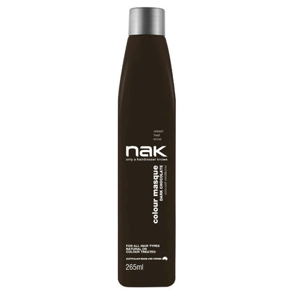 Nak, Signature, Maschera crema colorante per capelli,  Dark Chocolate, 265 ml