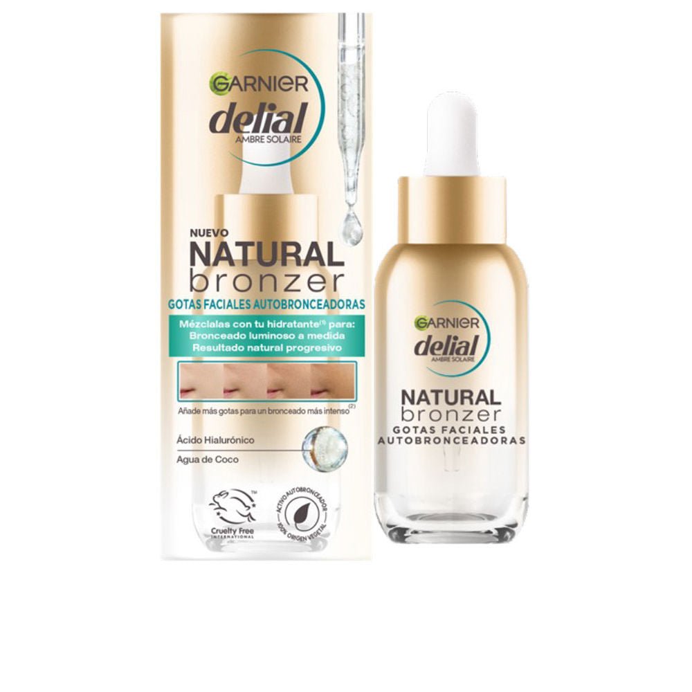 NATURAL BRONZER self-tanning facial drops 30 ml - Cosmova