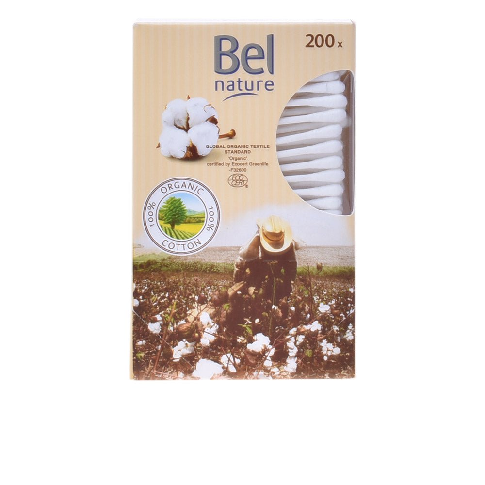 NATURE ECOCERT bastoncillos Karton algodón organico 200 pz-0