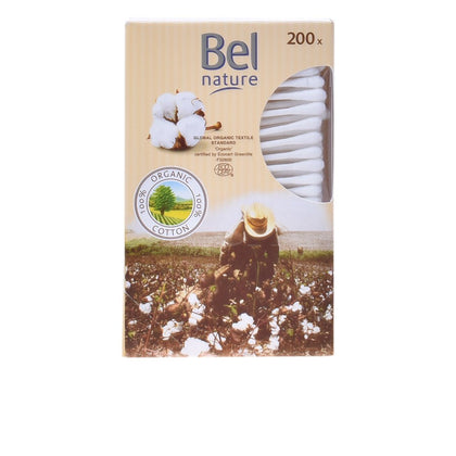 NATURE ECOCERT bastoncillos Karton algodón organico 200 pz