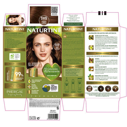 NATURTINT ammoniakfreier Farbstoff #5Wb-Radiant Copper Brown 170 ml