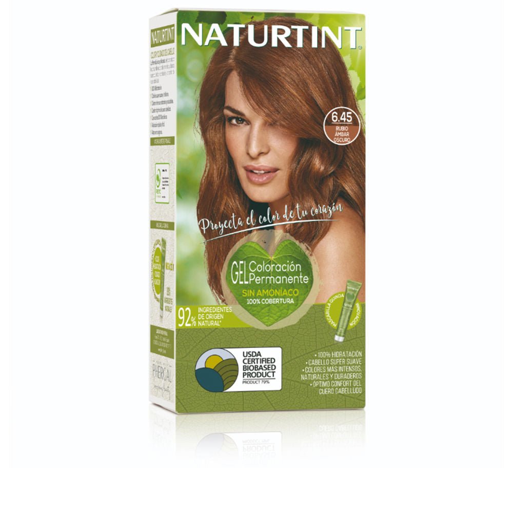 NATURTINT Tinte sin amonia #6.45-Rubio Ámbar Oscuro 170 ml-0