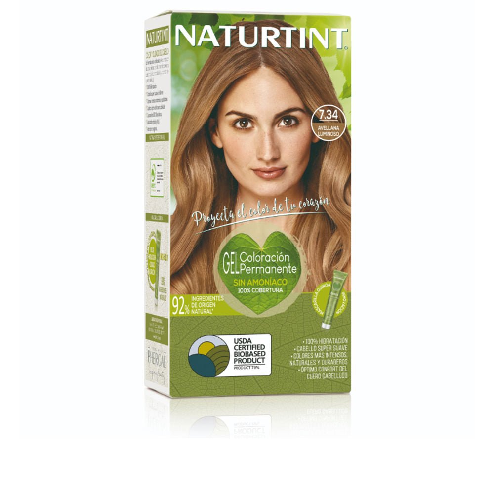 NATURTINT ammonia-free dye 7.34-Luminous Hazelnut 170 ml - Cosmova