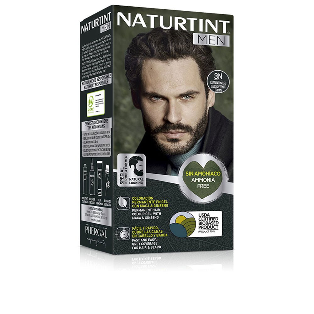 NATURTINT MEN ammonia-free dye 3Ndark brown 1 unit - Cosmova