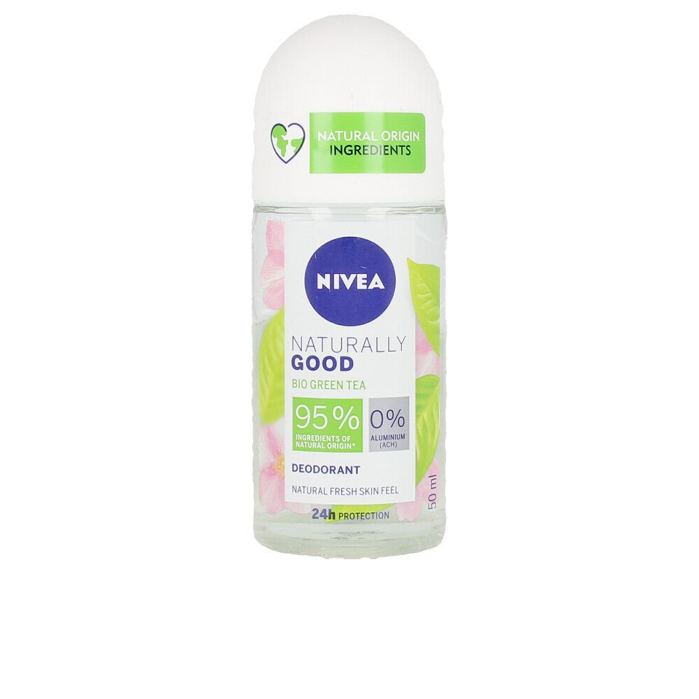 Nivea NATURALLY GOOD GREEN TEA deo roll-on 50 ml - Cosmova