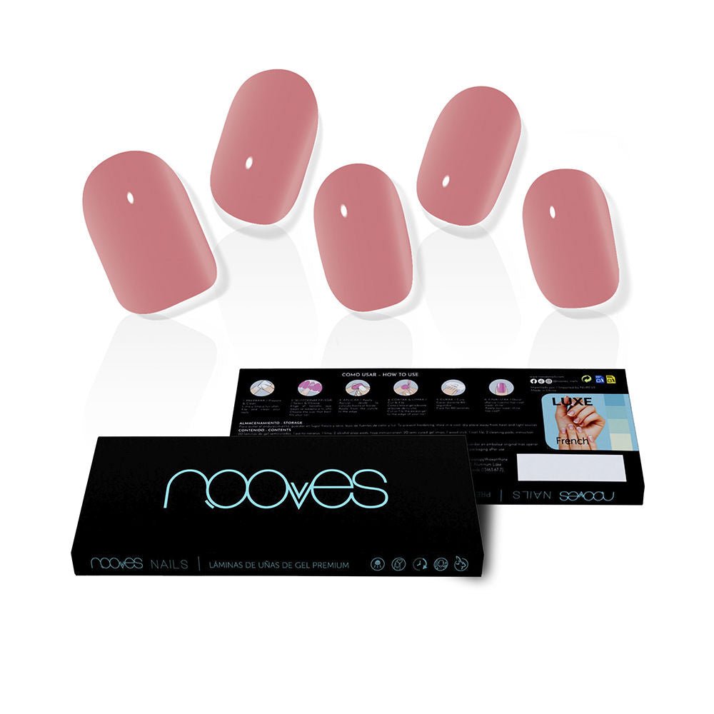 Nooves GEL NAILS dusty rose premium glam cat eye 20 u - Cosmova