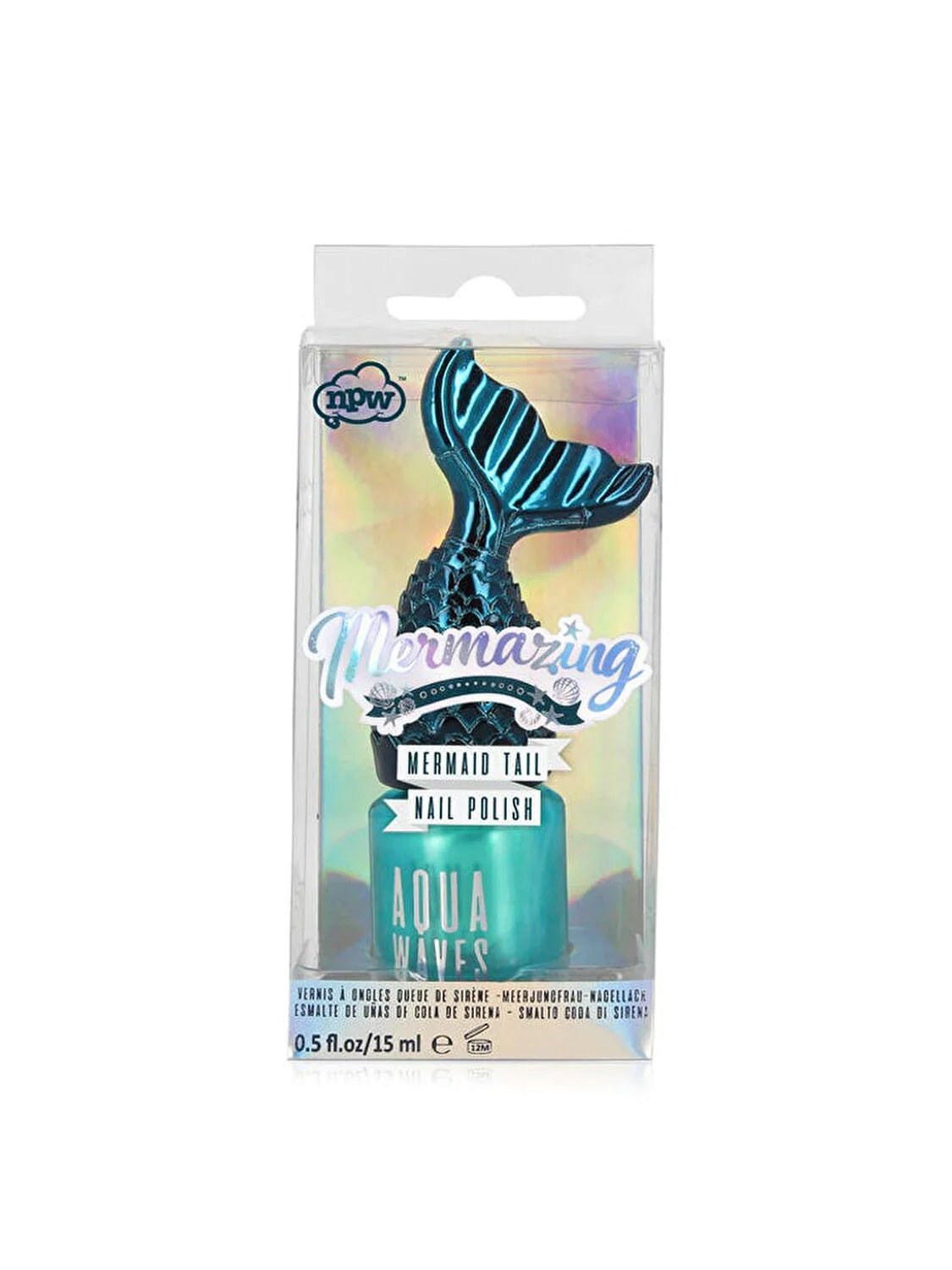 Npw, Mermazing, Smalto per unghie, Coda di sirena, 15 ml - Cosmova