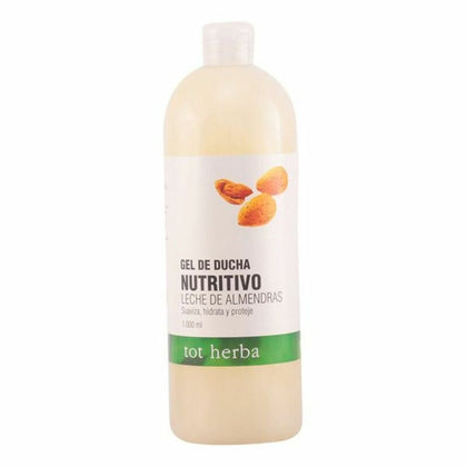 Gel douche nutritif au lait d'amande Tot Herba (1000 ml)