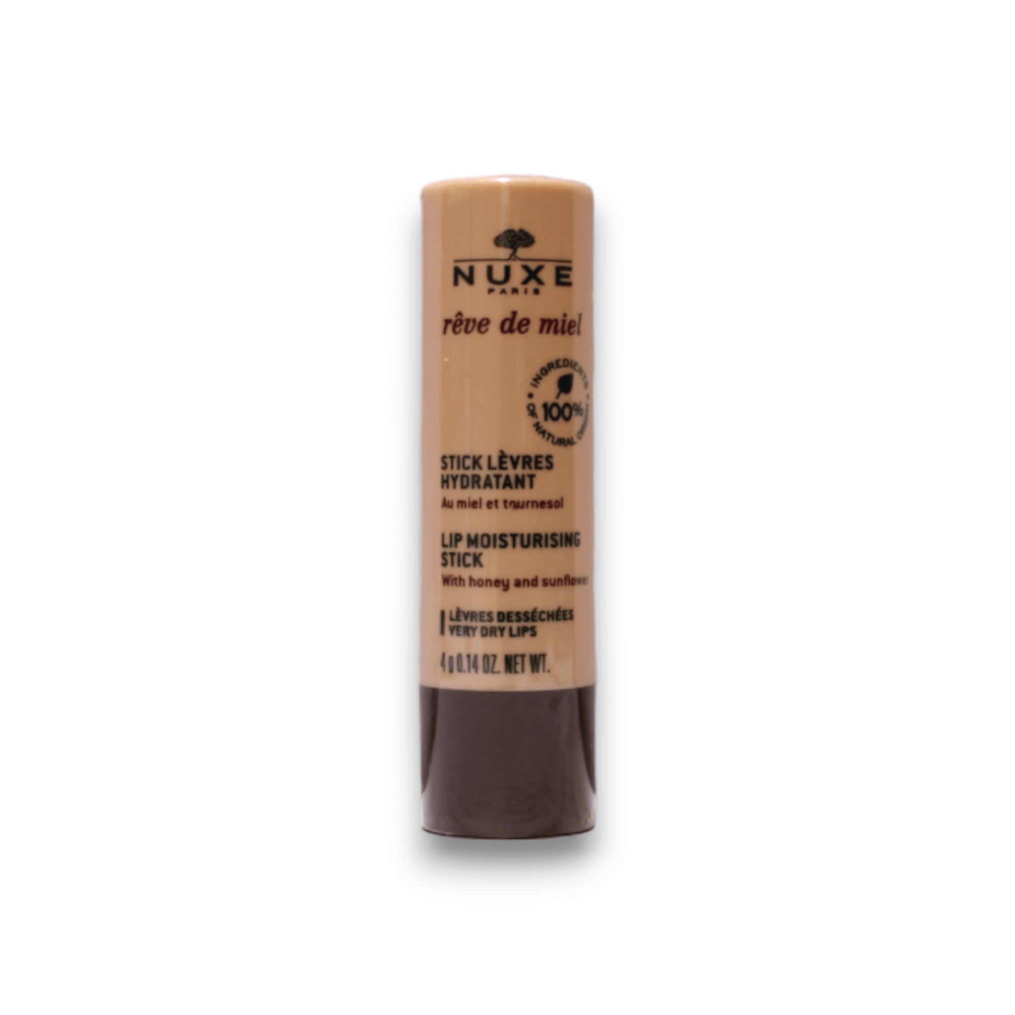 Nuxe, Reve de Miel, Vegano, Idratante, Balsamo per le labbra, 4 g - Cosmova