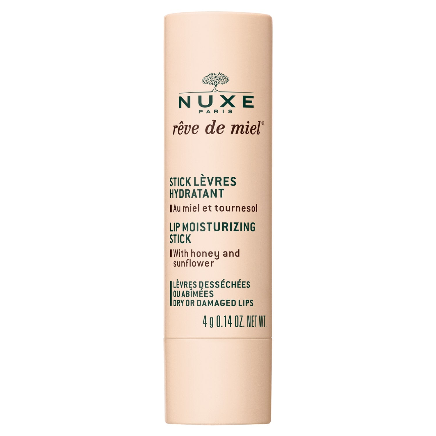 Nuxe, Reve de Miel, Vegano, Idratante, Balsamo per le labbra, 4 g - Cosmova
