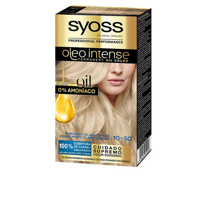 OLEO INTENSE coloration sans ammoniaque #10.50 - blond cendré clair 5 pcs