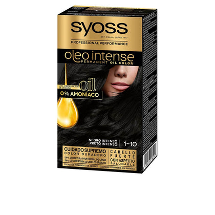OLEO INTENSE ammoniakfreie Haarfarbe #1.10-Intensivschwarz 5 Stk