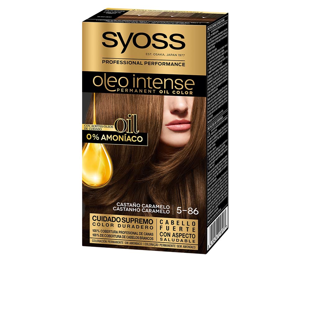 OLEO intenso ammonia-free capelli colore 5.86-caramel marrone 5 pz - Cosmova