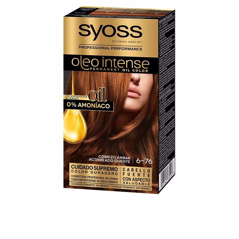 OLEO intenso ammonia-free capelli colore 6.76-amber copper 5 pz - Cosmova