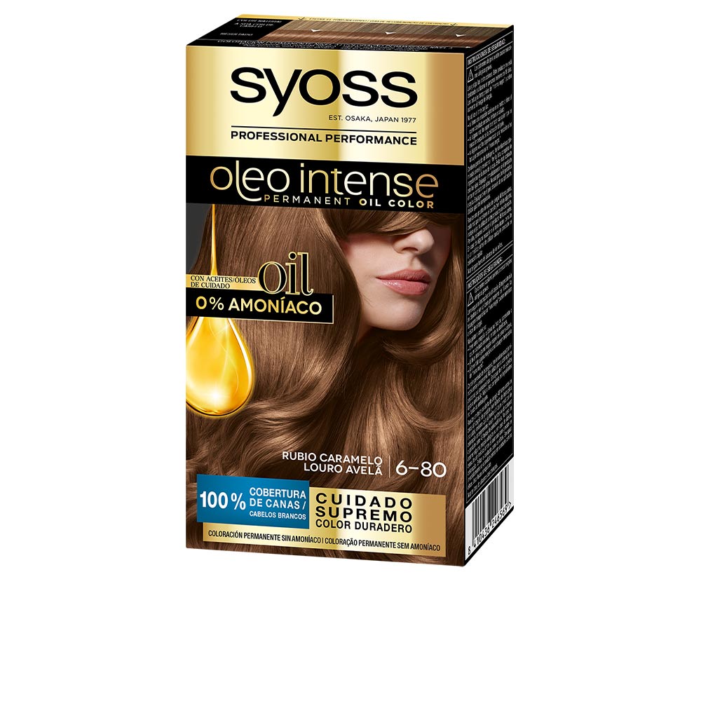 OLEO intenso ammonia-free capelli colore 6.80-caramel biondo 5 pz - Cosmova