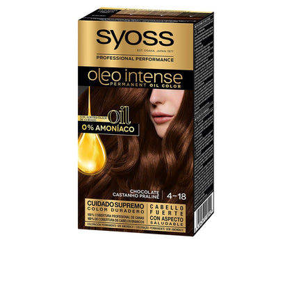 OLEO intenso colore capelli senza ammoniaca #4.18-chocolate 5 pz