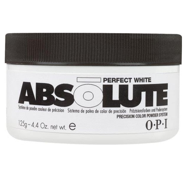 Opi, Absolute, Polvere per unghie acriliche, Bianco perfetto, 125 g - Cosmova
