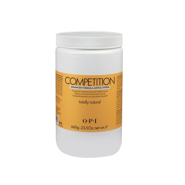 Opi, Competition, Polvere per unghie acriliche, Totalmente naturale, 660 g - Cosmova
