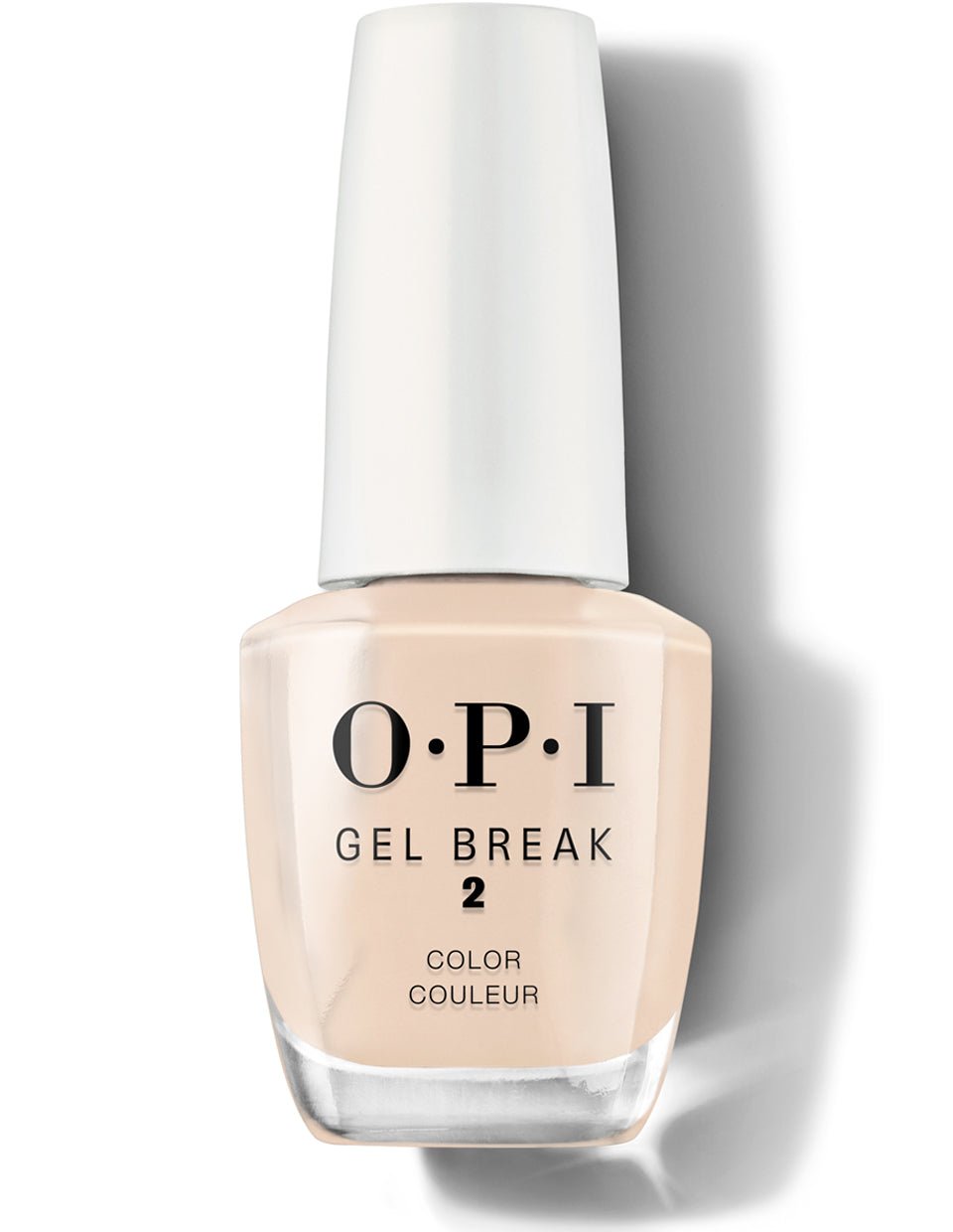 Opi, Gel Break Color, Smalto per unghie, NT R05, Appena beige, 15 ml - Cosmova