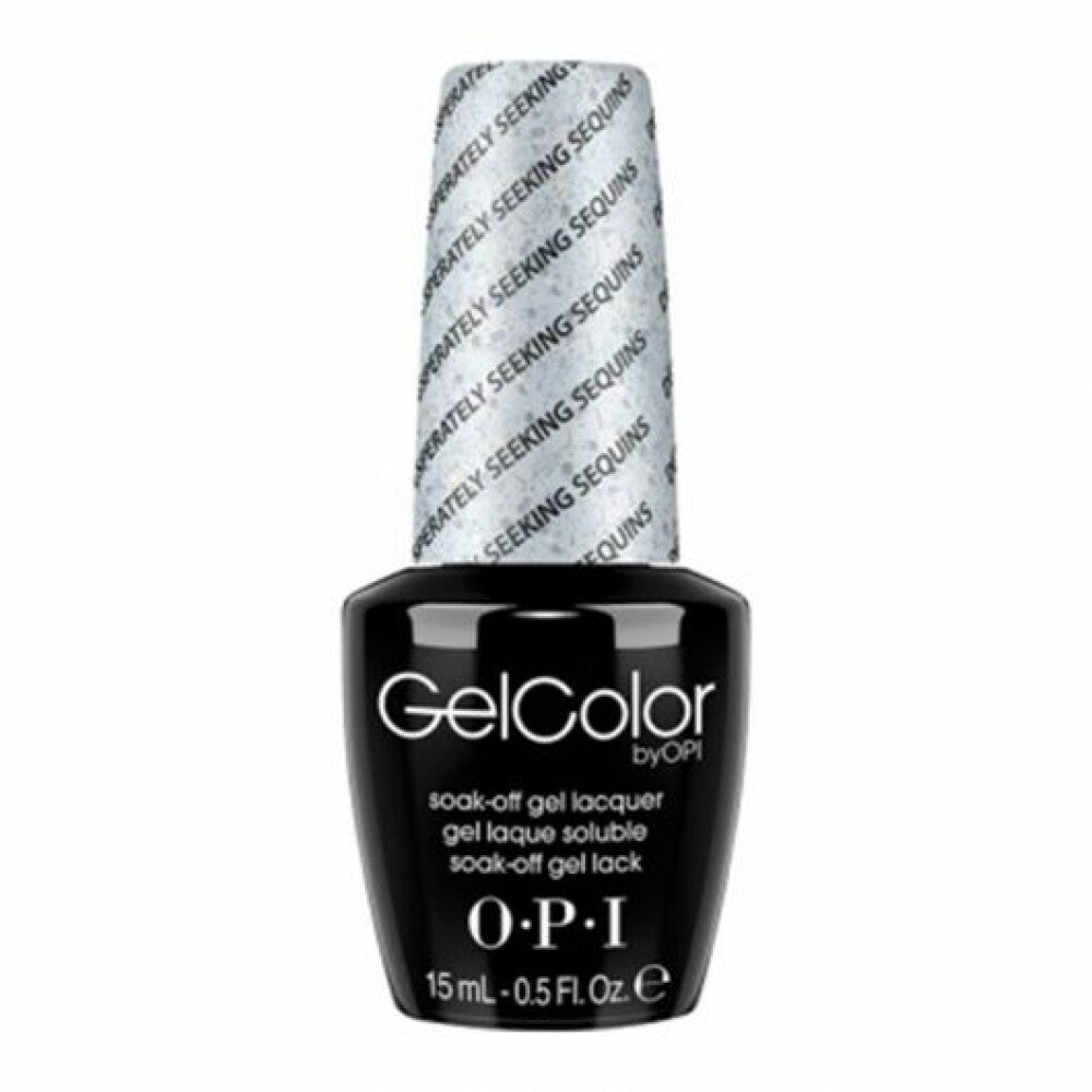 Opi, Gel Color, Smalto semipermanente, Alla disperata ricerca di paillettes, 15 ml - Cosmova