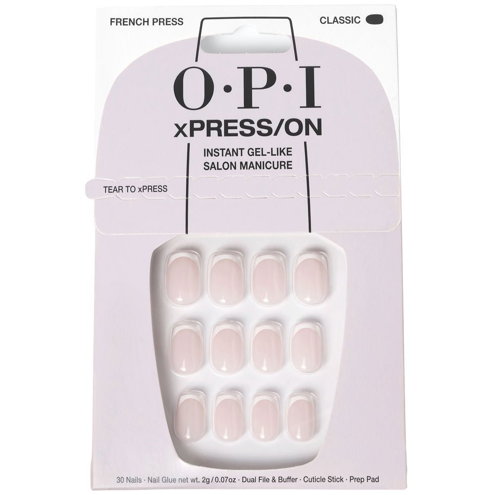 OPI xPRESS/ON Artificial Nails Nail Art French Manicure 30 u - Cosmova